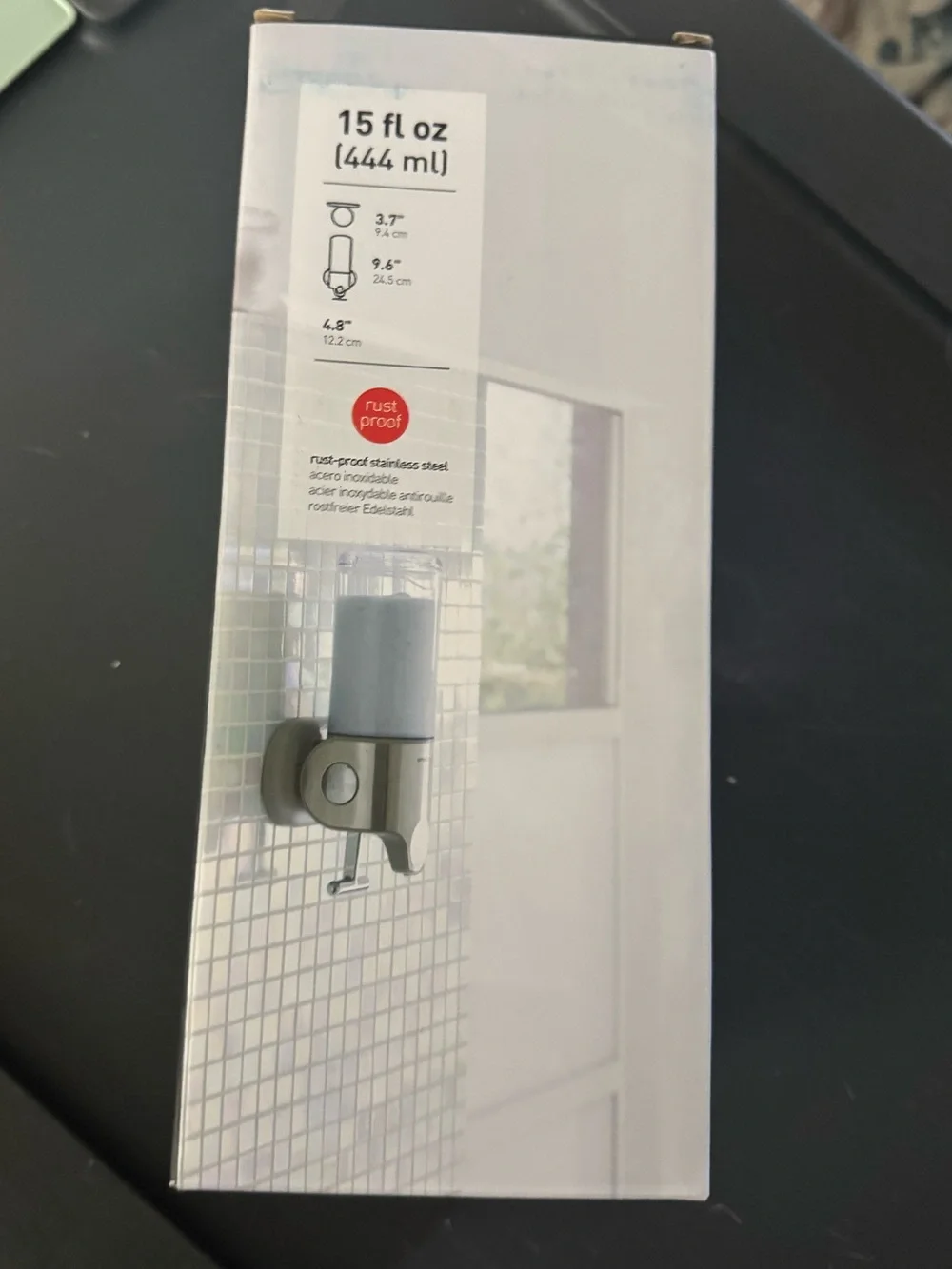 Single Wall Mount Pump Shower Soap Dispenser